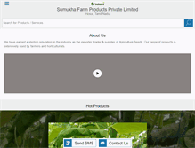 Tablet Screenshot of grosureseeds.com
